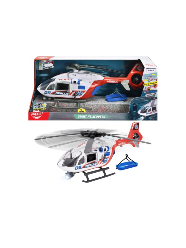 DICKIE ELICOPTER AIRBUS INTERACTIV CU LUMINI SI SUNETE 54CM