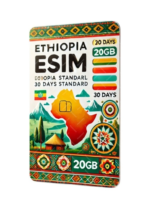 eSIM Ethiopia 20GB 30Days Standard