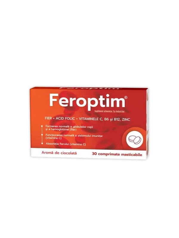 FEROPTIM AROMA CIOCOLATA 30CPS MASTICABILE