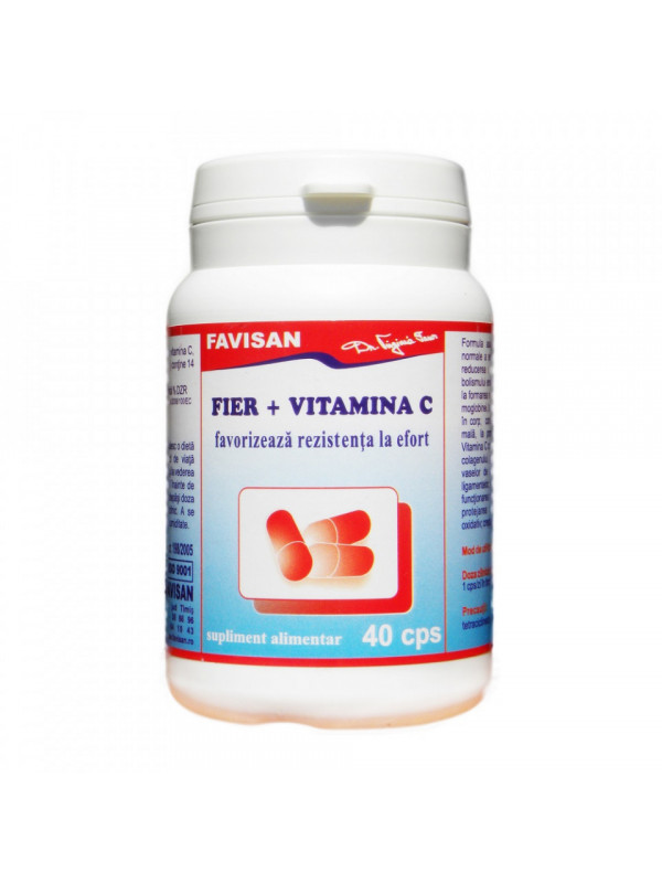 FIER + VITAMINA C 40cps FAVISAN