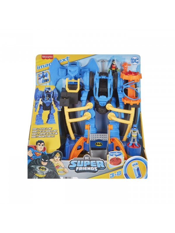 FISHER PRICE IMAGINEXT DC SUPER FRIENDS ROBOT BATMAN SI CENTRU DE COMANDA