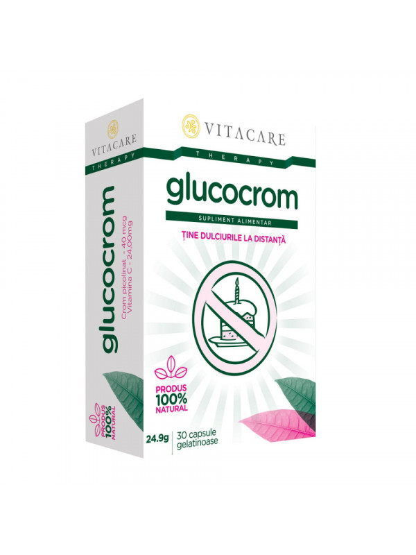 Glucocrom - Supliment Alimentar pentru Optimizarea Metabolizării Insulinei