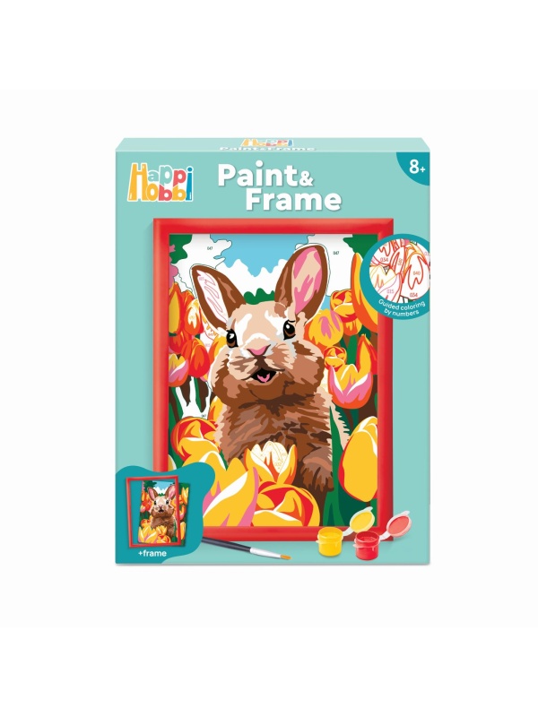 HAPPI HOBBI PICTEAZA SI INRAMEAZA IEPURAS VESEL