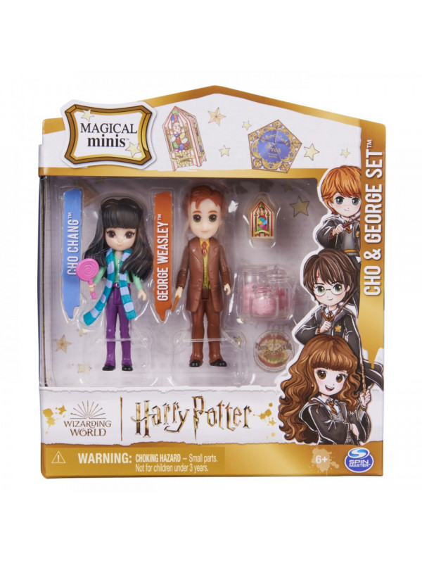 Harry potter wizarding world magical minis set 2 figurine cho si george
