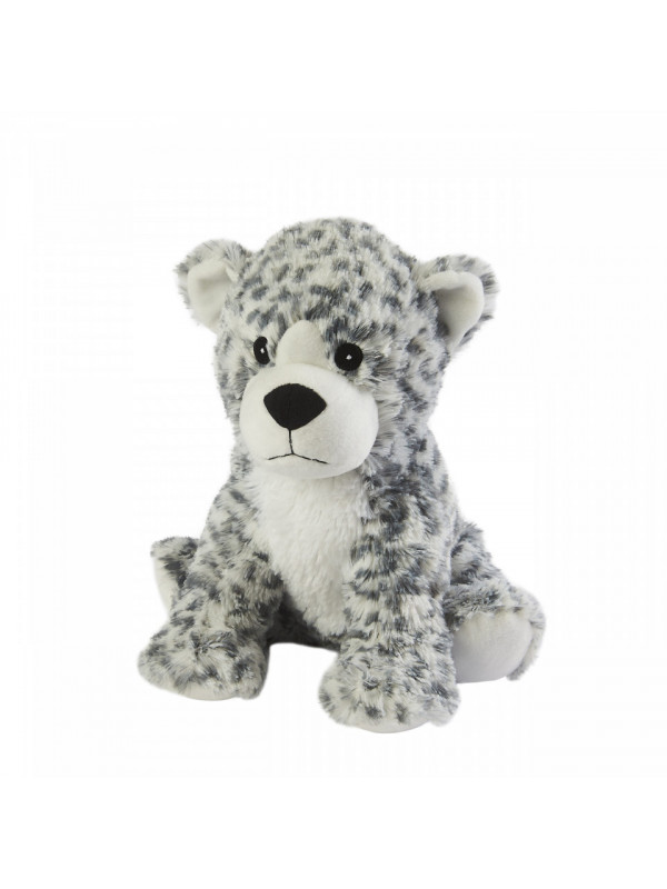 Jucarie WARMIES termica din plus LEOPARD ALB