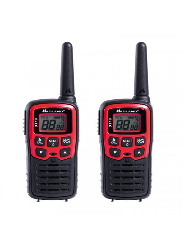 KIT 2 RADIO PMR XT10 WALKIE TALKIE MIDLAND