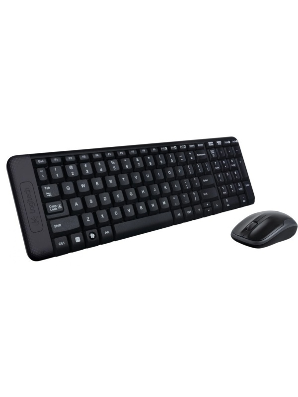 Kit wireless Logitech MK220, negru