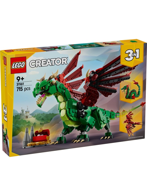 LEGO CREATOR DRAGON MEDIEVAL 31161