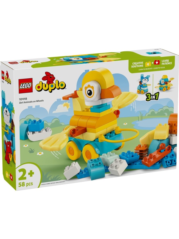 LEGO DUPLO ANIMALE PE ROTI 3 IN 1 10448