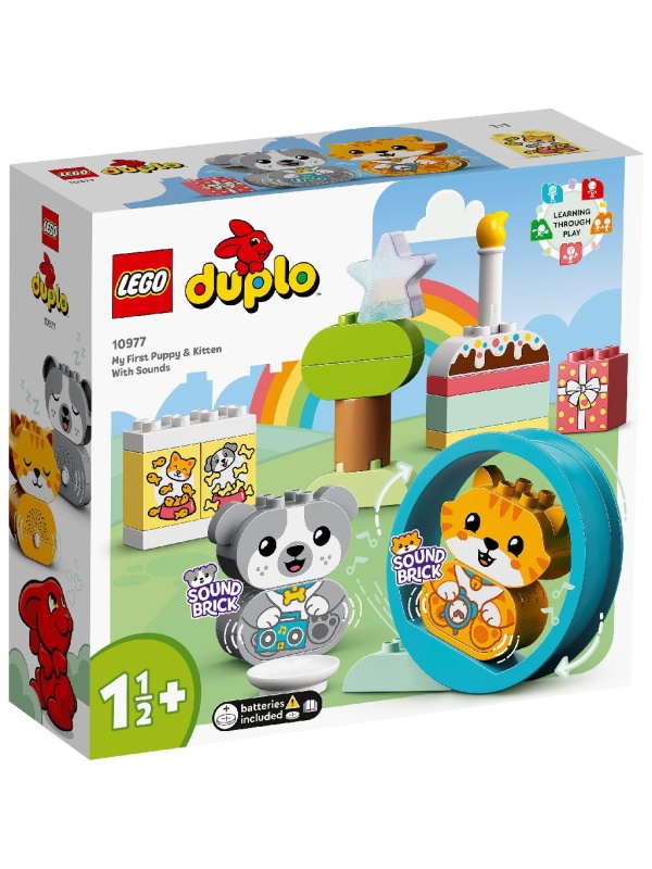 LEGO DUPLO PRIMUL MEU CATELUS SI PRIMUL MEU PISOI CU SUNETE 10977