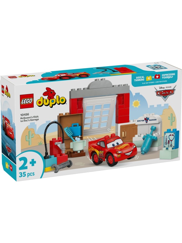 LEGO DUPLO VIZITA LUI MCQUEEN LA GARAJUL LUI DOC 10456