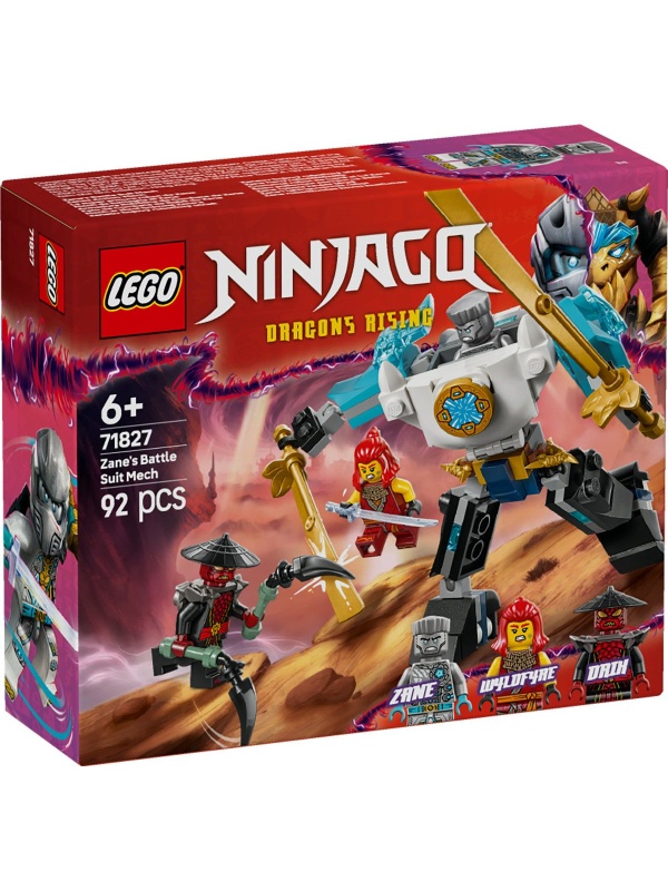 LEGO NINJAGO COSTUMUL ROBOT DE LUPTA AL LUI ZANE 71827