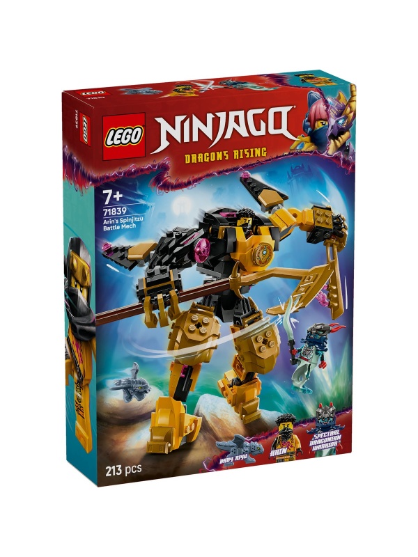 LEGO NINJAGO ROBOTUL DE LUPTA SPINJITZU A LUI ARIN 71839