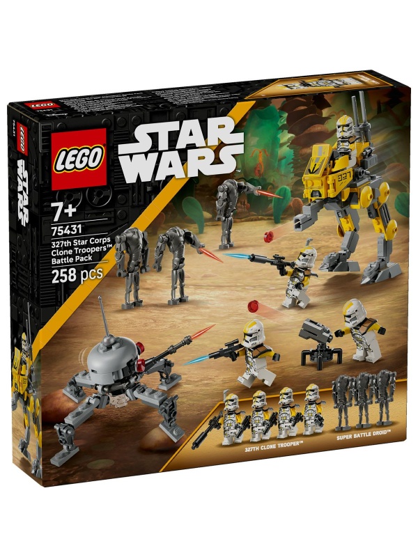 LEGO STAR WARS PACHET DE LUPTA SOLDATI CLONA DIN UNITATEA STELARA 327 75431