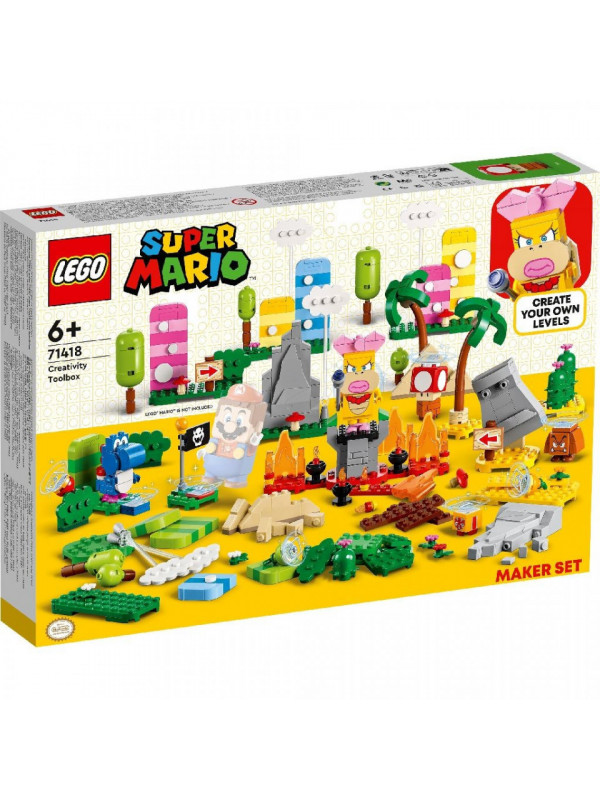 Lego super mario set de creator cutia de unelte pentru creativitate 71418
