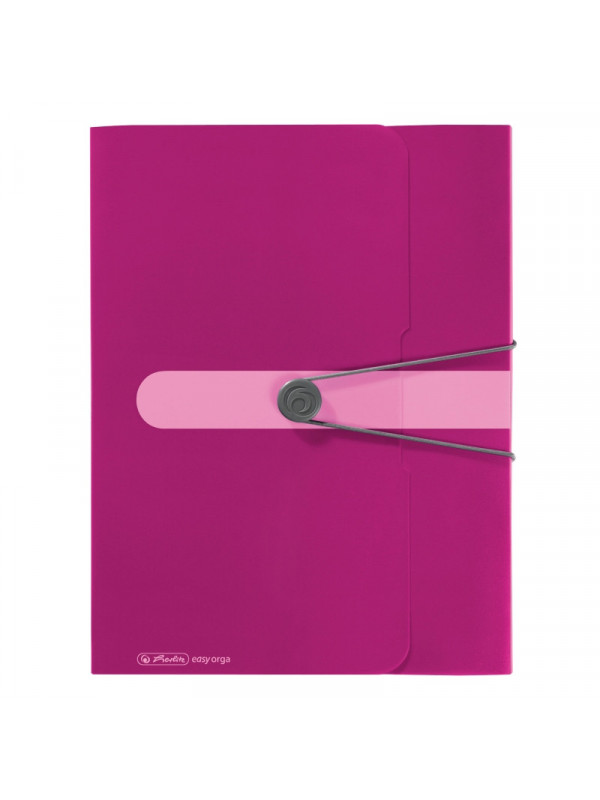 Mapa pp a4 40mm eotg inchidere buton cu elastic, ciclam