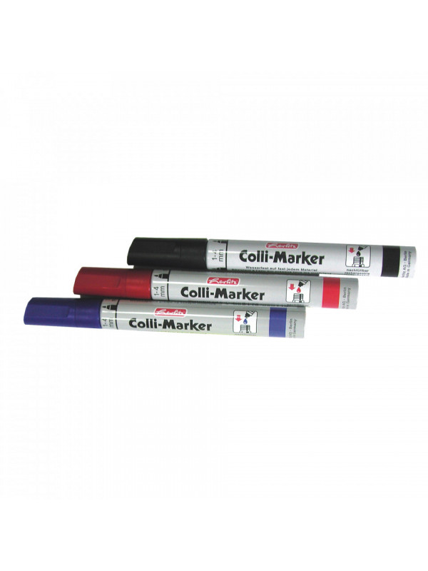 Marker Colli Herlitz, Permanent, 1-4 mm, Reincarcabil, Albastru