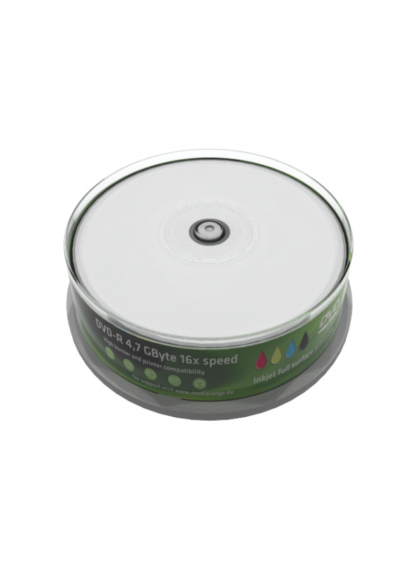 MediaRange DVD-R 16x Print Cake25