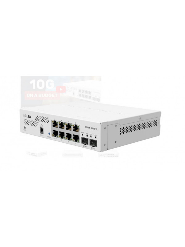 Mikrotik 8g 2 sfp poe switch indoor