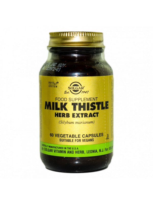 Milk thistle herb extract veg.60cps solgar