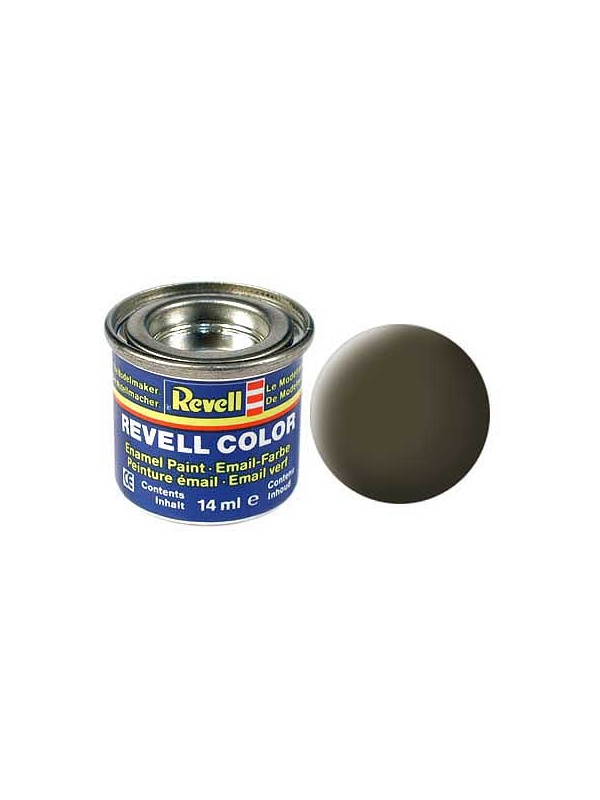 Negru verzui mat, vopsea email 14 ml