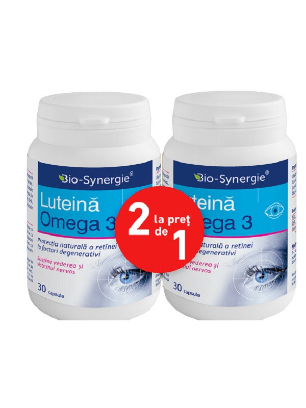 PACHET - LUTEINA OMEGA 3 30cps (1+1 gratis) BIO-SYNERGIE ACTIV