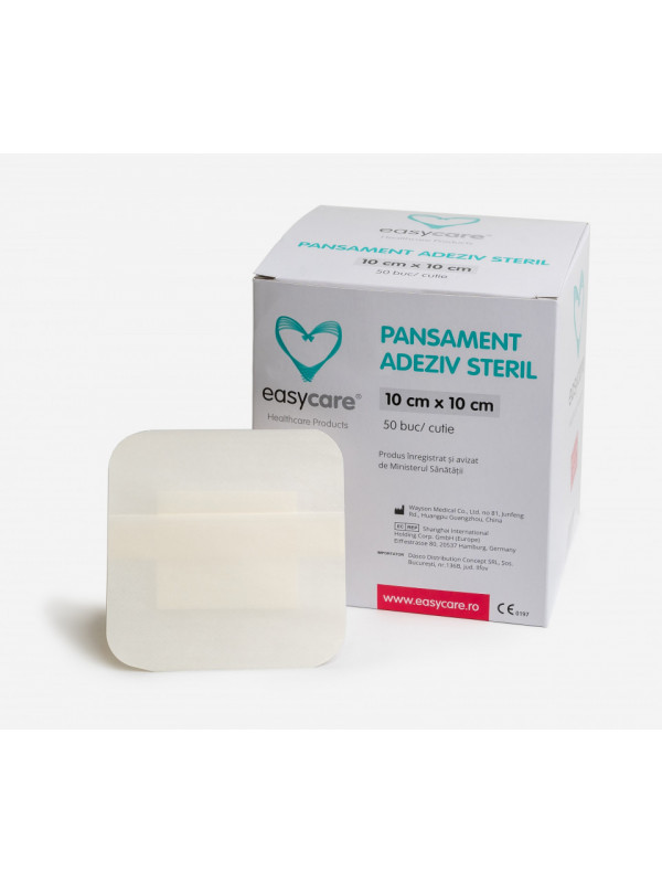PANSAMENT ADEZIV STERIL 10CMX10CM