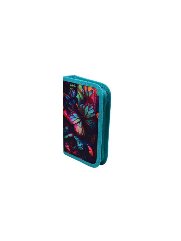 PENAR NEECHIPAT CU DOUA CLAPE, DIMENSIUNE 13,5 X 19,5 X 3 CM, MOTIV BUTTERFLY