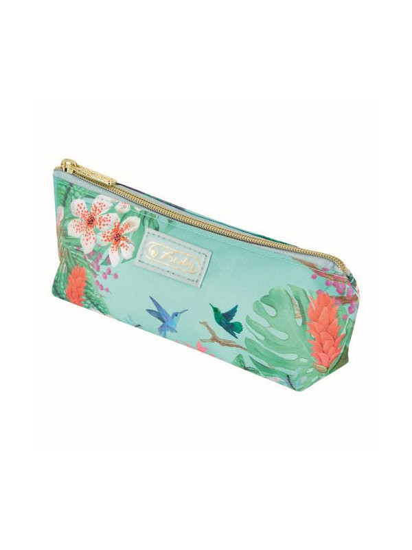 Penar tip etui, 1 compartiment, motiv ladylike jungle