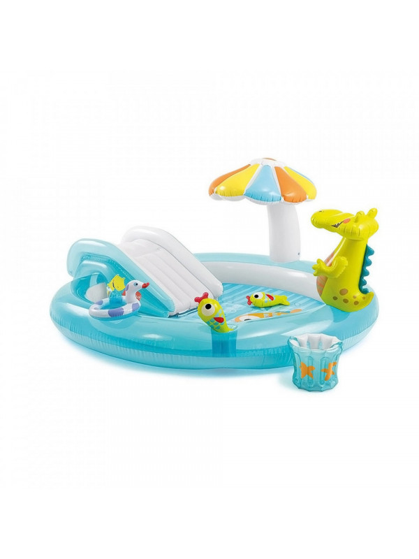 Piscina gonflabila Gator cu jucarii , centru de joaca , Intex
