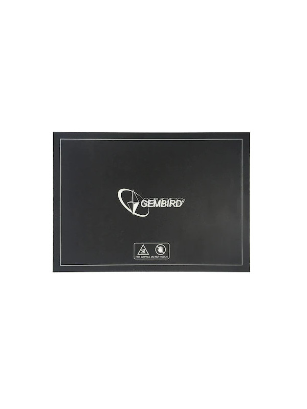 Platforma pentru imprimanta 3D, Gembird, 232x154mm, neagra