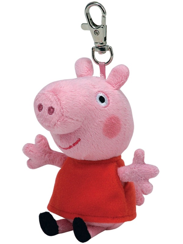 PLUS BRELOC TY 8.5CM BEANIE BELLIES PEPPA PIG PEPPA