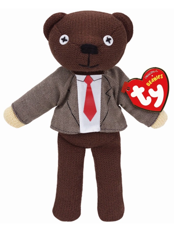 PLUS TY 15CM BEANIE BABIES URSULETUL LUI MR BEAN