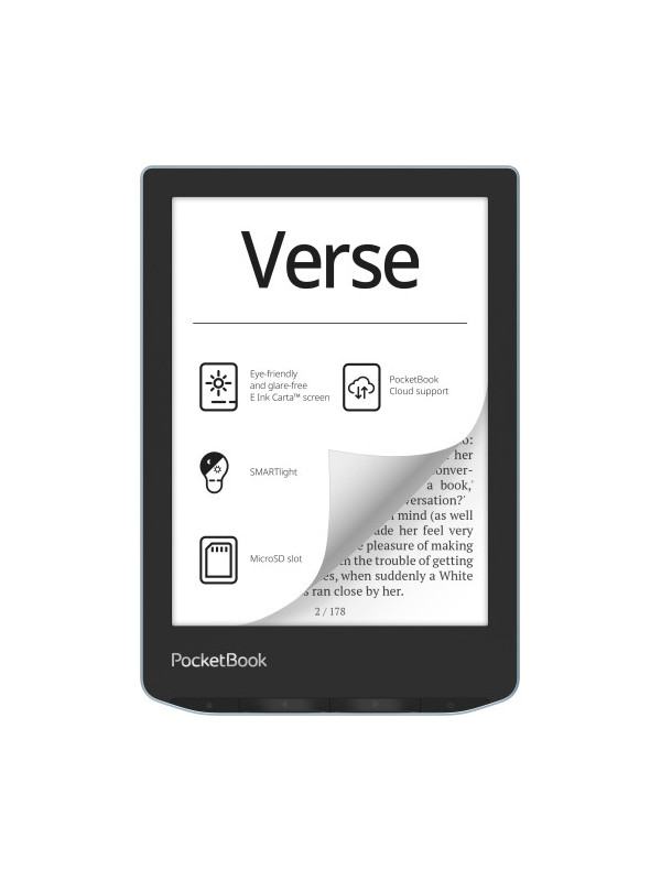 Pocketbook Verse albastru deschis