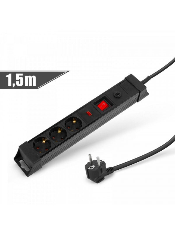 Prelungitor cu protecție la supratensiune<br>230 V • 16 A • 1,5 m