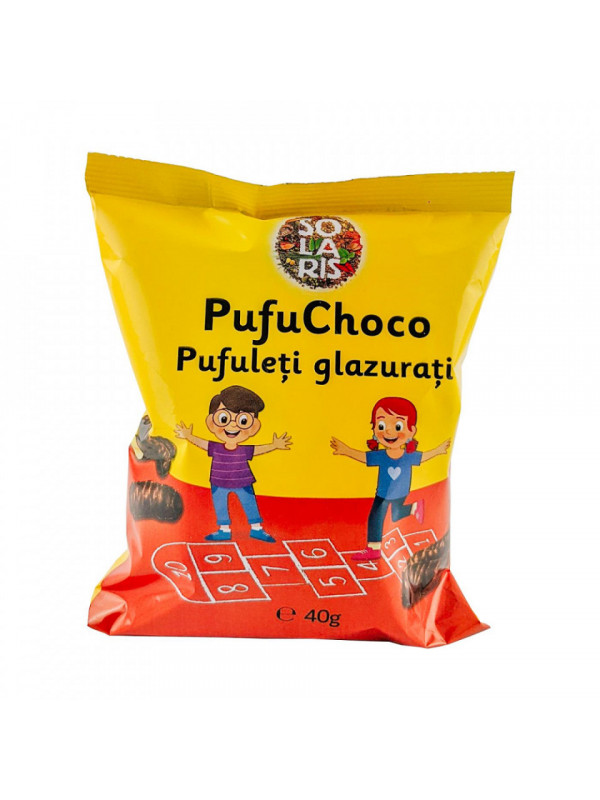 Pufuleti glazurati pufu choco 40gr solaris