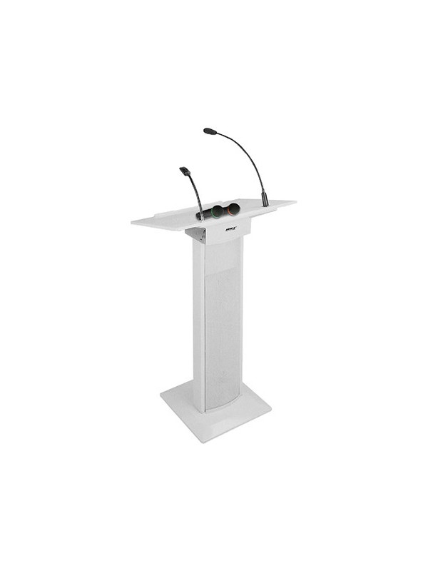 PUPITRU CONFERINTA 60W + MICROFOANE CONFERINTA - ALB