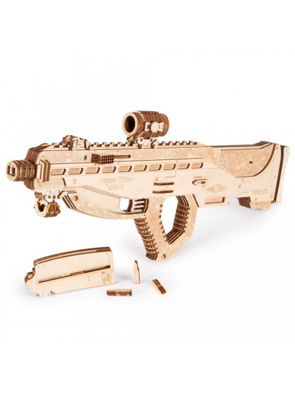 Puzzle 3D din lemn pusca de asalt USG-2