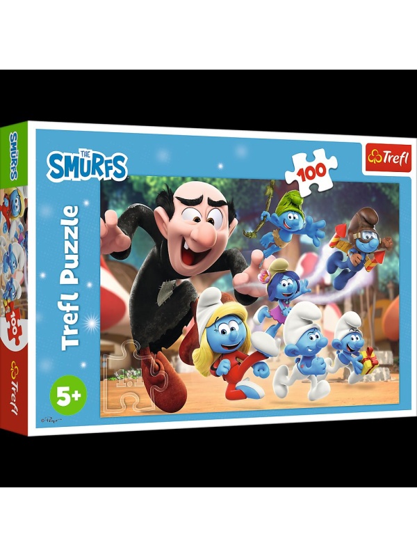 PUZZLE TREFL 100 STRUMFII LECTIILE LUI PAPA STRUMF