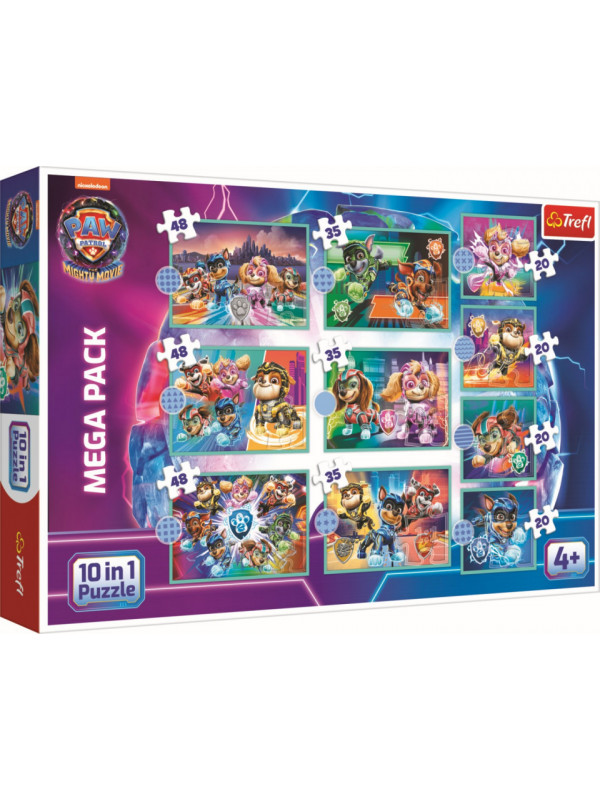 Puzzle trefl 10in1 patrula catelusilor echipa cateilor