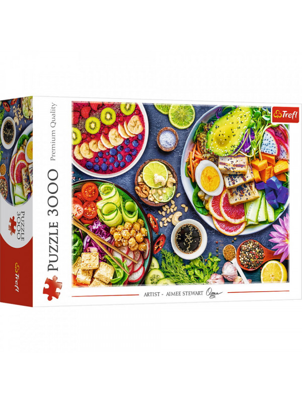 Puzzle trefl 3000 bolul colorat