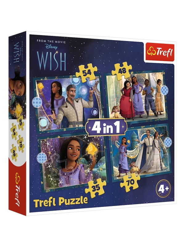 PUZZLE TREFL 4IN1 WISH VISELE DEVIN REALITATE