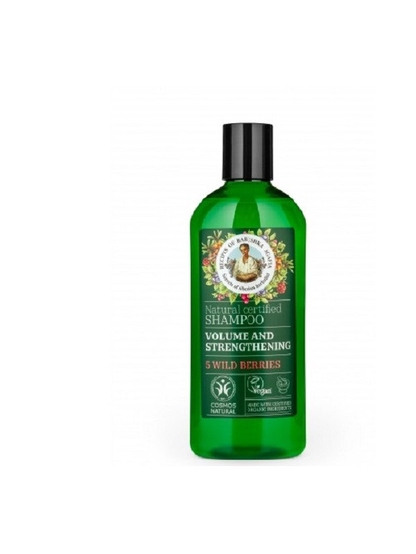Sampon natural pt.volum si intarirea firului de par cu 5 fr.de padure "rba" 260ml adams vision