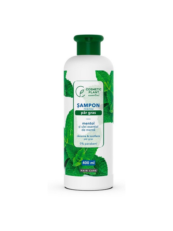 Sampon pt.par gras cu mentol si ulei de menta 400ml cosmetic plant