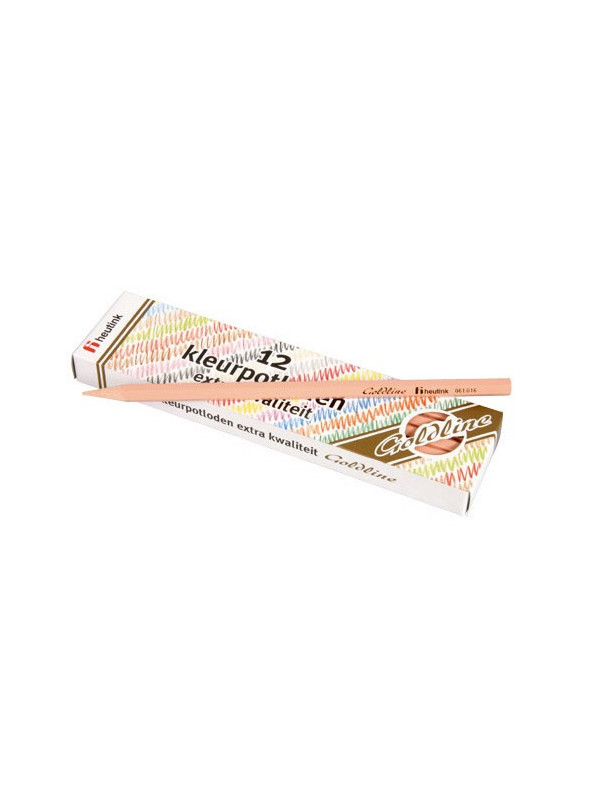 Set 12 creioane colorate Goldline 3.7 mm Roz deschis - Heutink