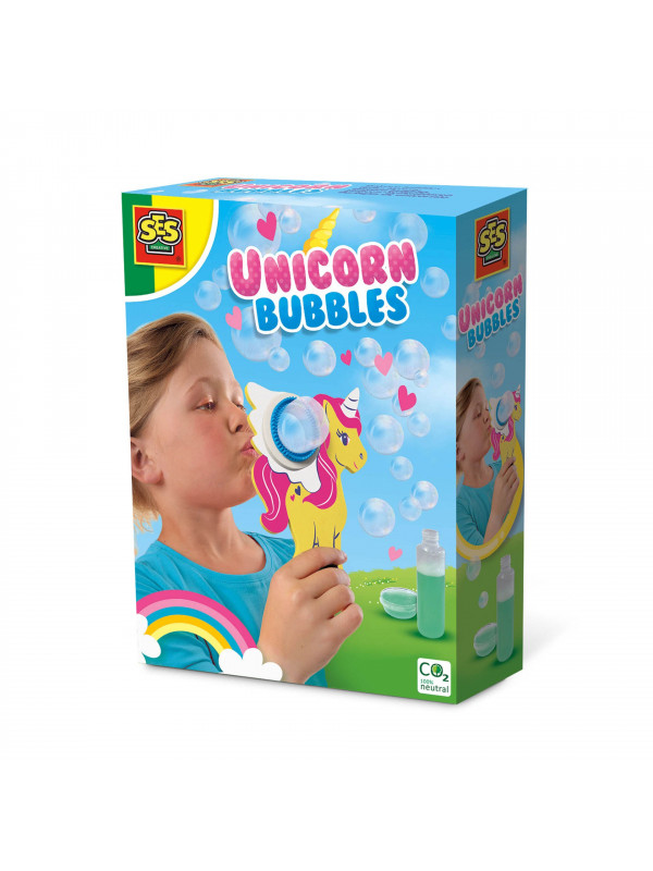 Set baloane de sapun cu jucarie in forma de unicorn
