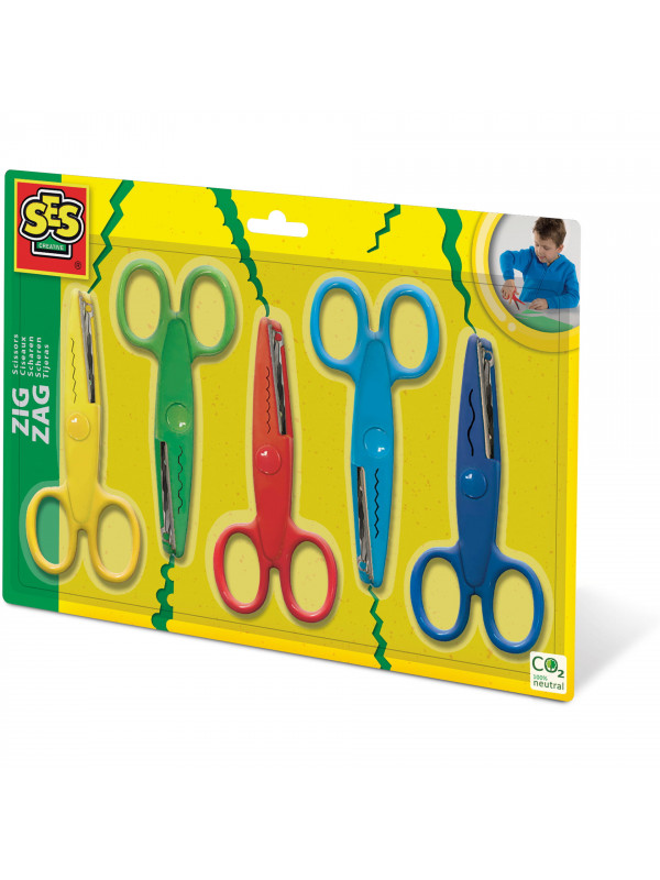 Set creativ - Foarfece Zig-Zag