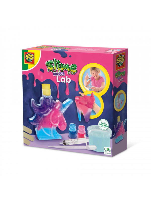 Set laboratorul de slime - Cu recipient Unicorn