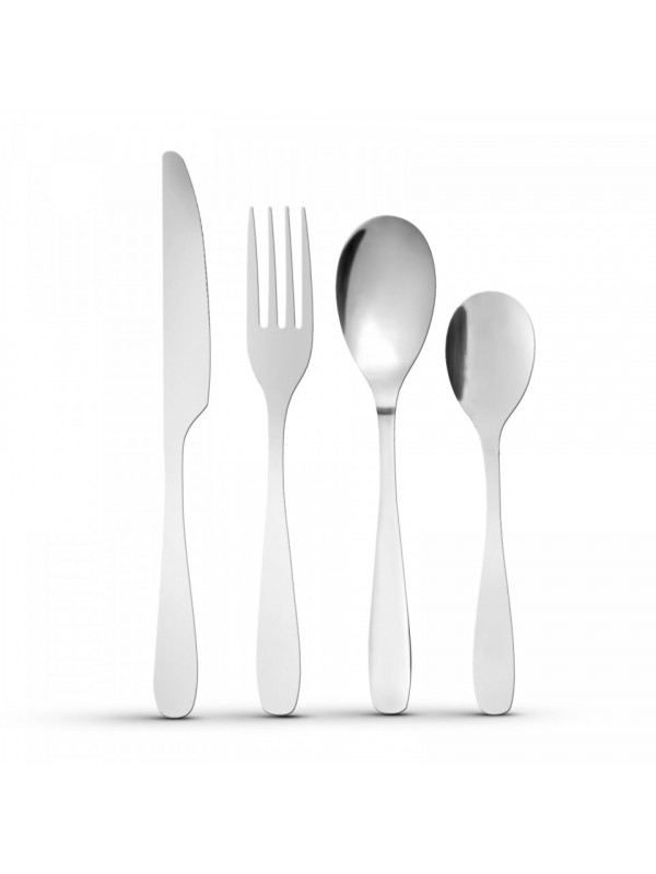 Set tacamuri - argintiu mat - 16 bucati