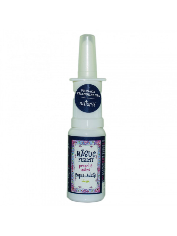 SPRAY COPII "NASUC FERICIT" 20ml (propolis,miere) PRISACA TRANSILVANIA